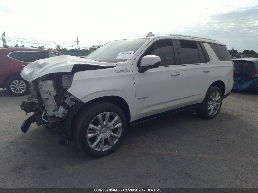 2021 CHEVROLET TAHOE HIGH COUNTRY VIN: 1GNSCTKL7MR111629