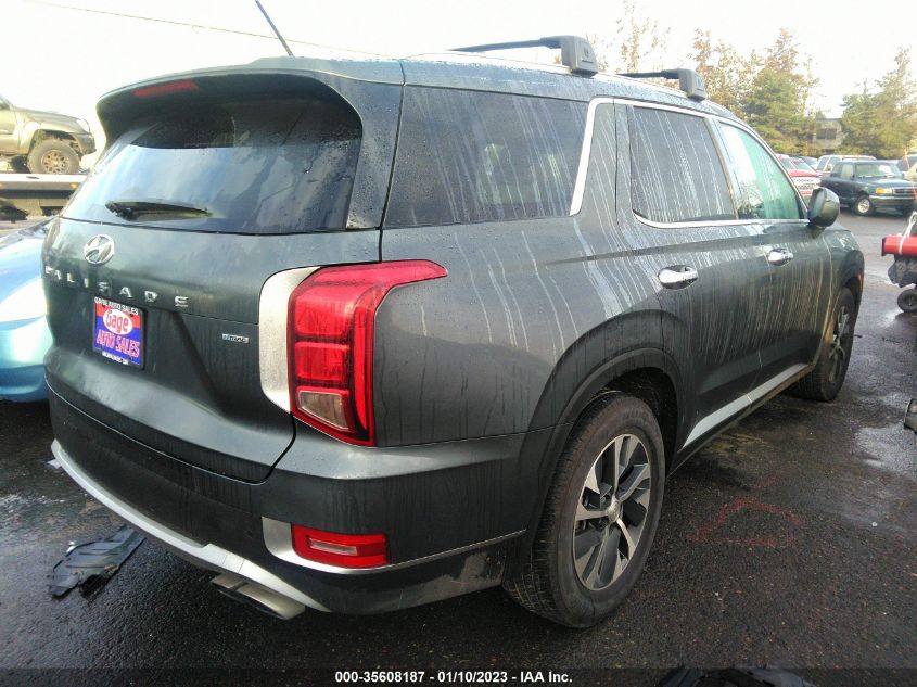 2022 HYUNDAI PALISADE SEL VIN: KM8R2DHE8NU373906
