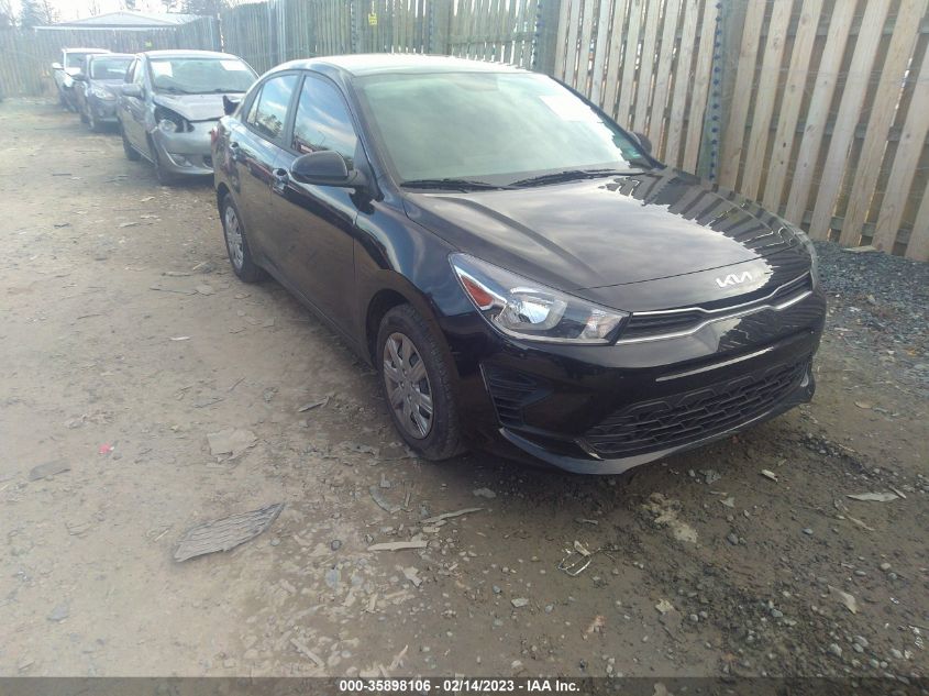 2022 KIA RIO S VIN: 3KPA24AD0NE484645