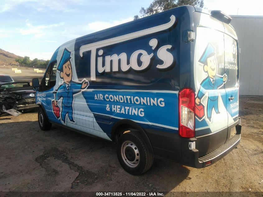 2022 FORD TRANSIT CARGO VAN VIN: 1FTBR1C81NKA33722
