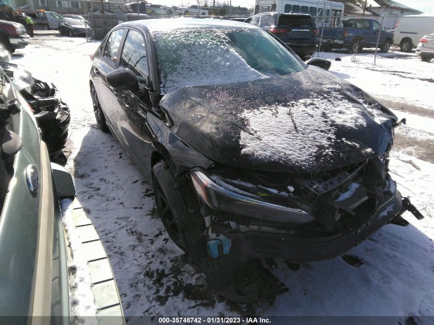 2022 HONDA CIVIC SEDAN SPORT VIN: 2HGFE2F58NH501457