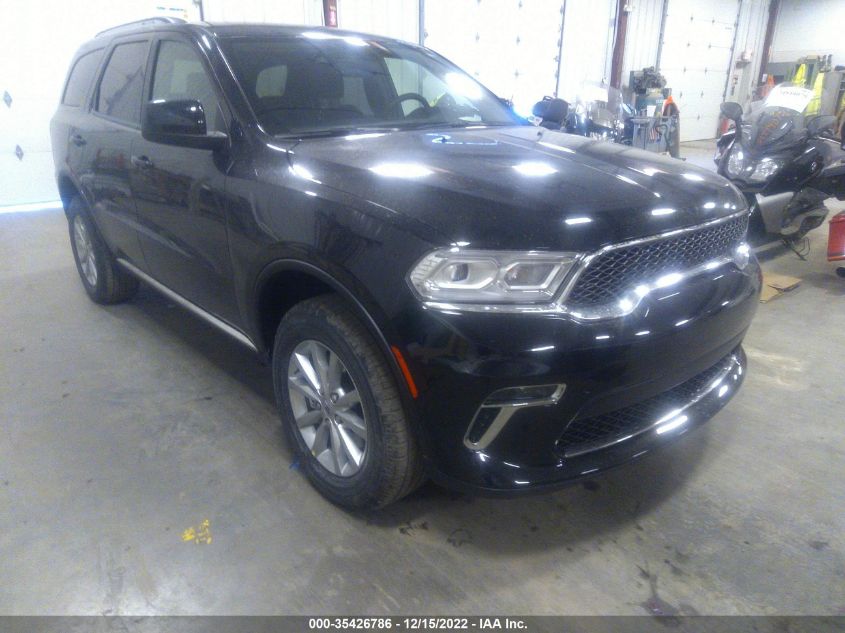 2022 DODGE DURANGO SXT VIN: 1C4RDJAG4NC132276
