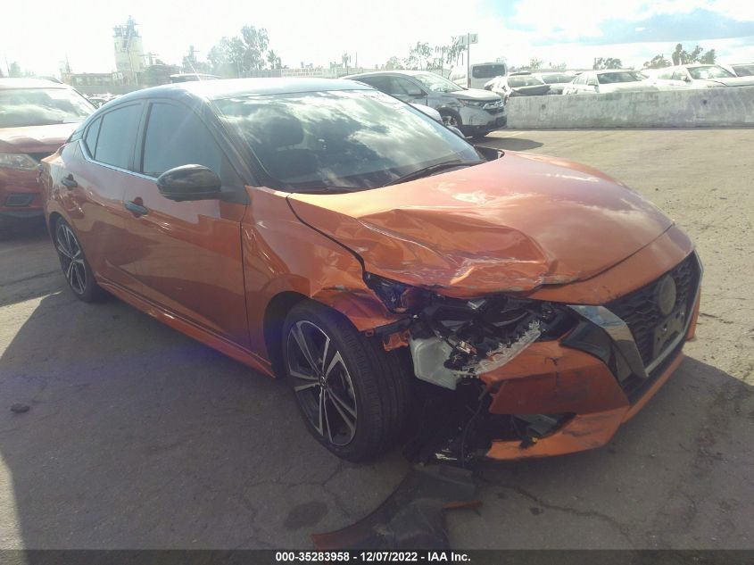 2022 NISSAN SENTRA SR VIN: 3N1AB8DV0NY202808