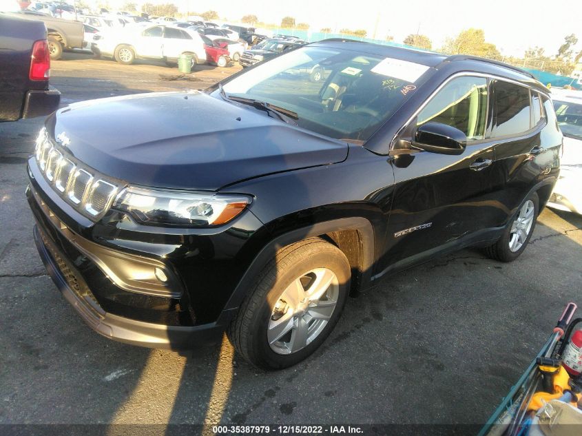 2022 JEEP COMPASS LATITUDE VIN: 3C4NJCBB9NT199126