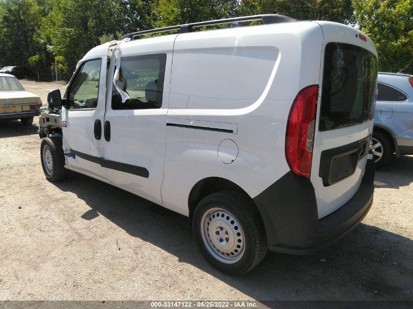 2021 RAM PROMASTER CITY TRADESMAN VIN: ZFBHRFAB8M6T82957