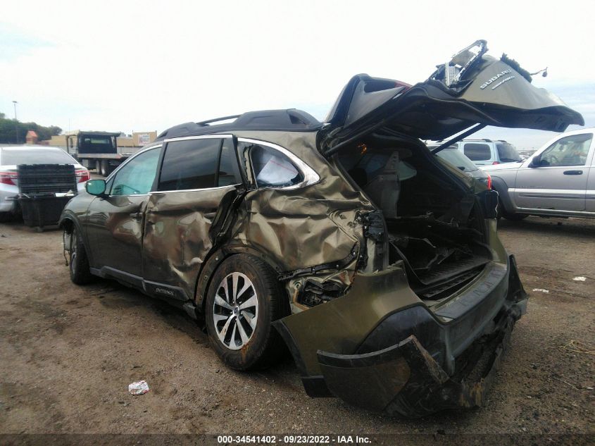2022 SUBARU OUTBACK PREMIUM VIN: 4S4BTAFC8N3143786