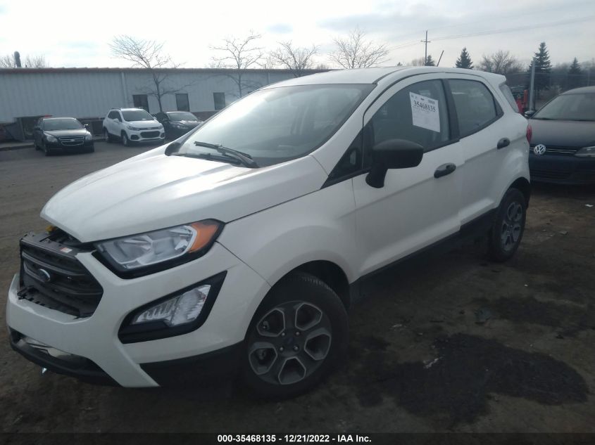2022 FORD ECOSPORT S VIN: MAJ6S3FL6NC467474