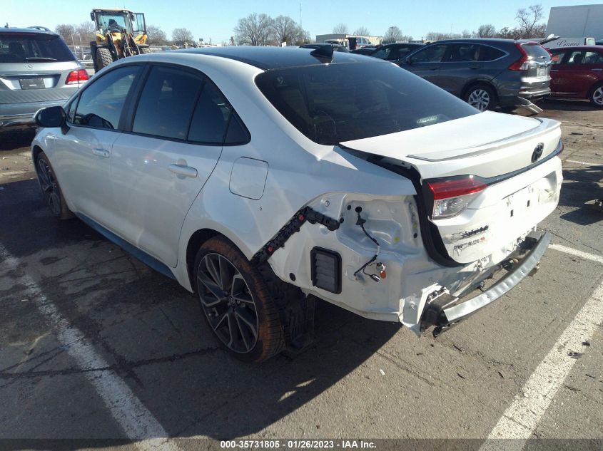 2022 TOYOTA COROLLA SE/SE NIGHTSHADE/APEX SE VIN: 5YFS4MCE5NP115587