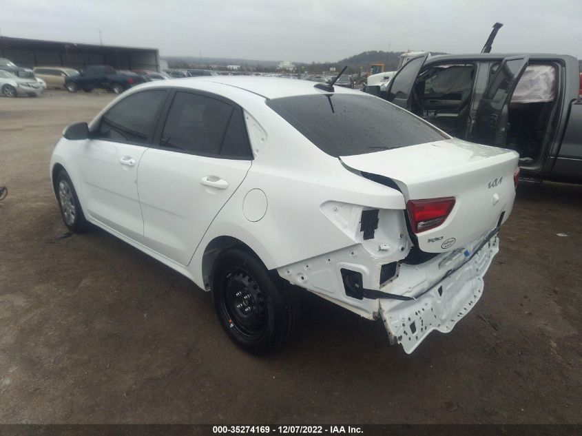 2022 KIA RIO LX VIN: 3KPA24AD9NE510546