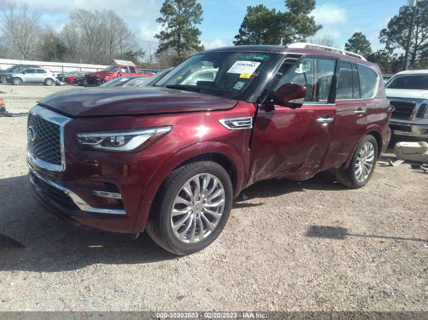2022 INFINITI QX80 LUXE VIN: JN8AZ2AF2N9743887