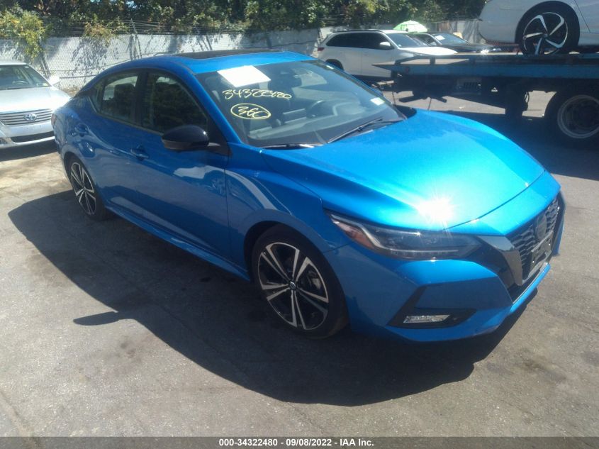 2021 NISSAN SENTRA SR VIN: 3N1AB8DVXMY282519