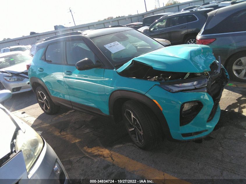 2022 CHEVROLET TRAILBLAZER RS VIN: KL79MTSL8NB065191