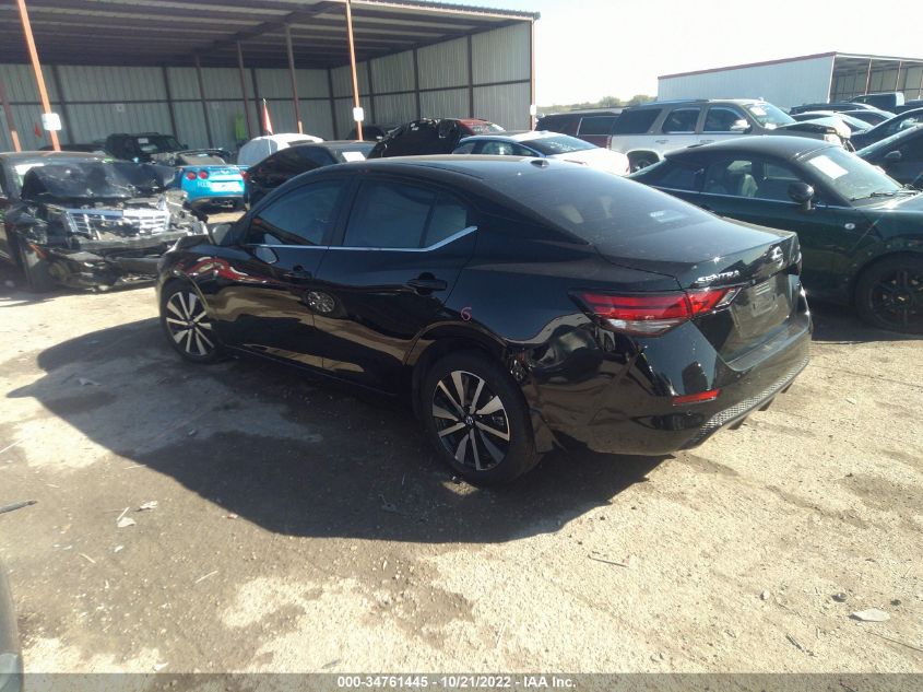 2022 NISSAN SENTRA SV VIN: 3N1AB8CV6NY285100