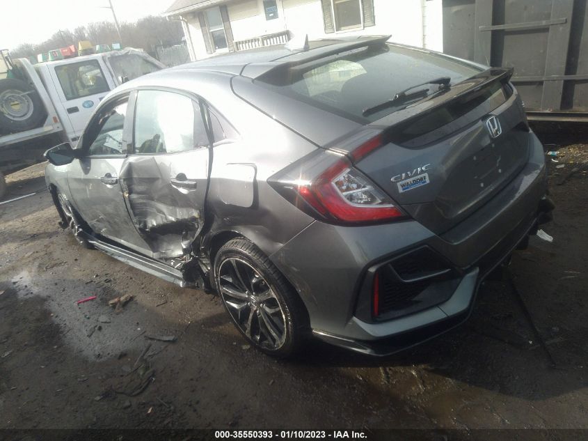 2021 HONDA CIVIC HATCHBACK SPORT VIN: SHHFK7H45MU414076
