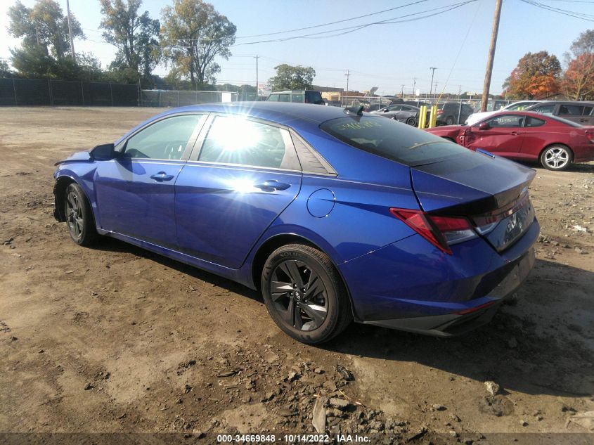 2021 HYUNDAI ELANTRA SEL VIN: KMHLM4AG9MU199371