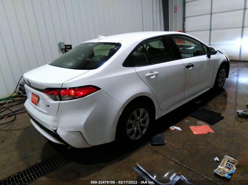 2020 TOYOTA COROLLA LE VIN: JTDEPRAE1LJ005156