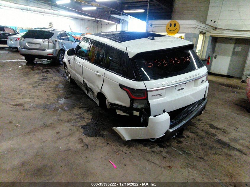 2020 LAND ROVER RANGE ROVER SPORT HSE VIN: SALWR2SUXLA717458