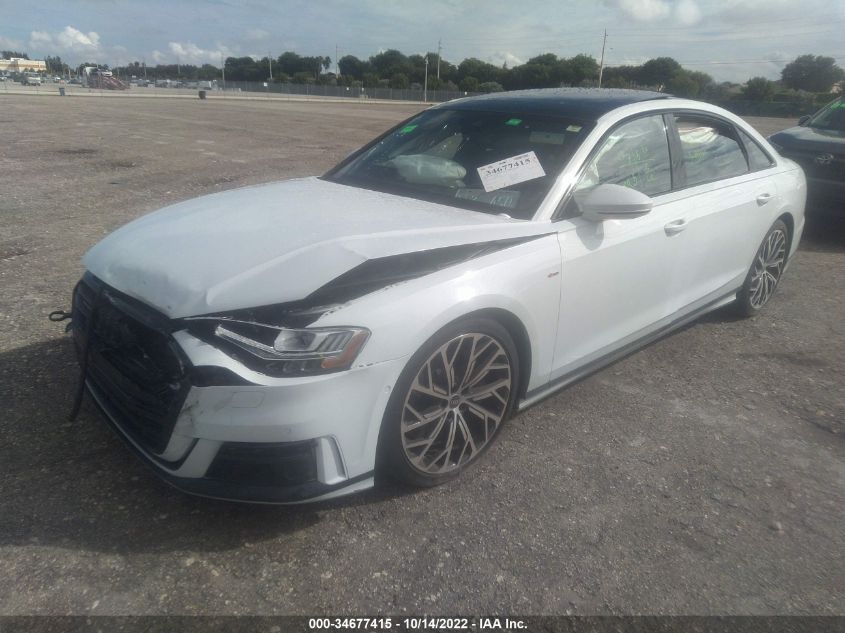 2021 AUDI A8 L VIN: WAU8EAF84MN029935