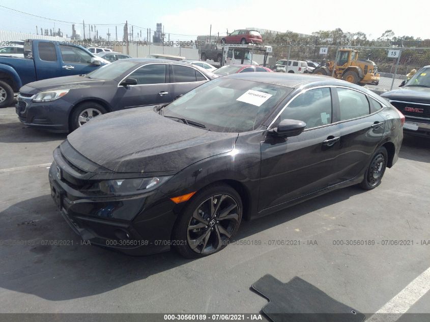 2021 HONDA CIVIC SEDAN SPORT VIN: 2HGFC2F8XMH515939
