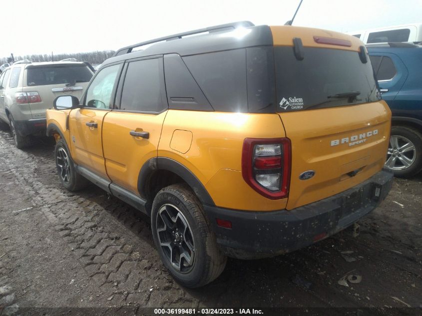 2022 FORD BRONCO SPORT BIG BEND VIN: 3FMCR9B69NRD15259