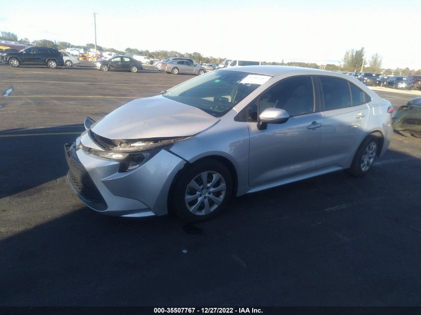 2022 TOYOTA COROLLA LE VIN: 5YFEPMAE0NP319804