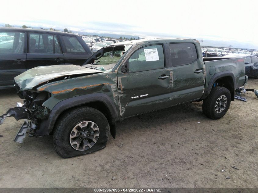 2022 TOYOTA TACOMA 4WD SR/SR5/TRD SPORT VIN: 3TMCZ5AN4NM492420
