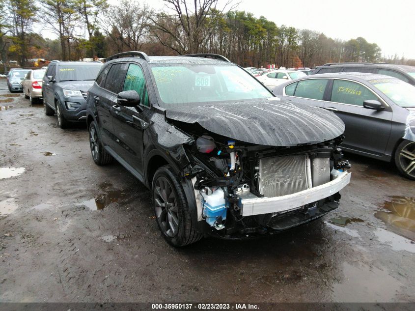 2022 KIA SORENTO X-LINE EX VIN: 5XYRHDLFXNG125046