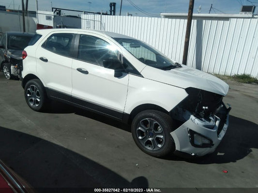 2022 FORD ECOSPORT S VIN: MAJ6S3FL9NC468893