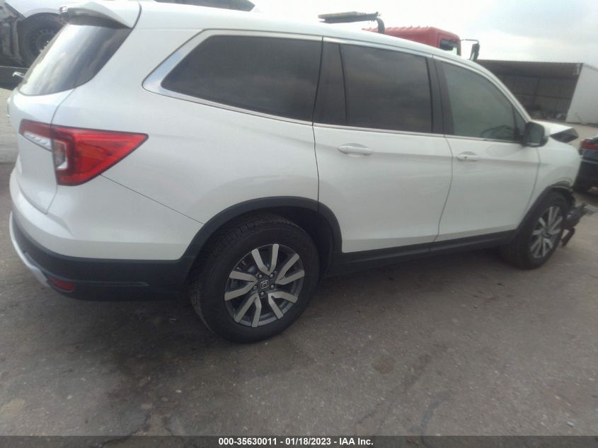 2021 HONDA PILOT EX-L VIN: 5FNYF5H51MB000966