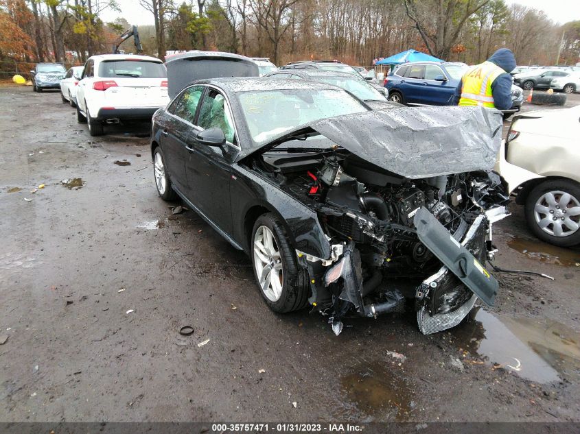 2021 AUDI A4 SEDAN S LINE PREMIUM VIN: WAUDAAF4XMA019327