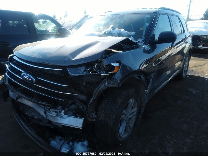 2021 FORD EXPLORER XLT VIN: 1FMSK8DH9MGA45562