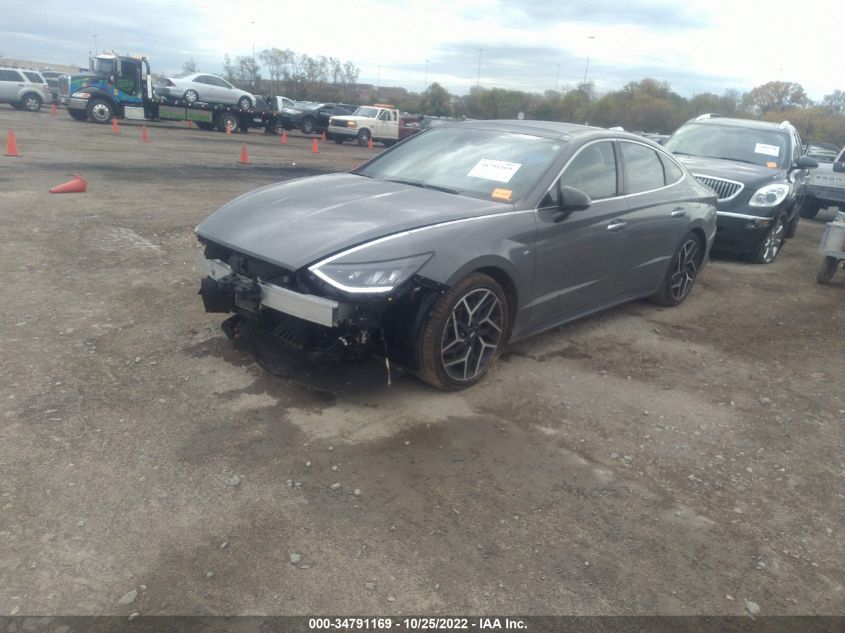 2022 HYUNDAI SONATA SEL VIN: KMHL14JCONA218530