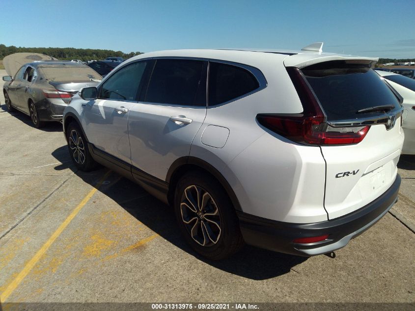 2021 HONDA CR-V HYBRID EX-L VIN: 7FART6H86ME018669