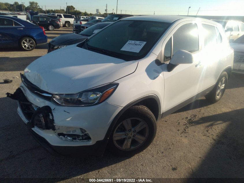 2022 CHEVROLET TRAX LS VIN: KL7CJKSM9NB538601