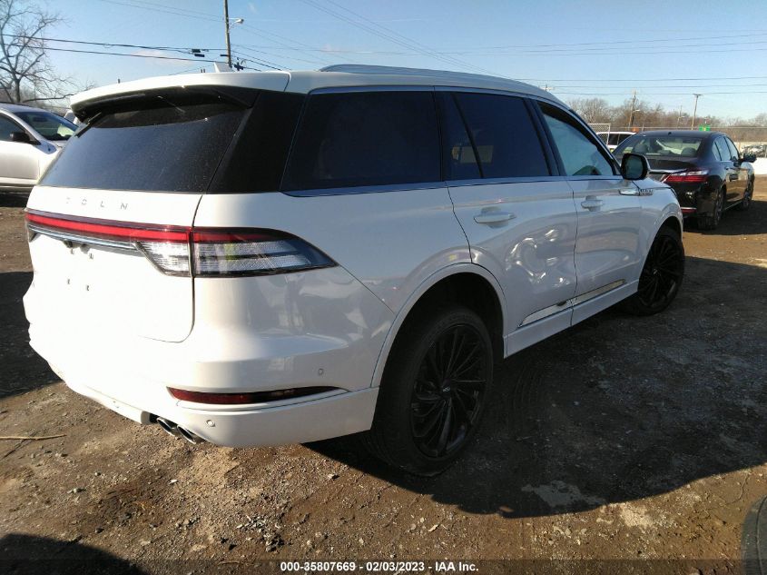 2022 LINCOLN AVIATOR RESERVE VIN: 5LM5J7XC0NGL02245