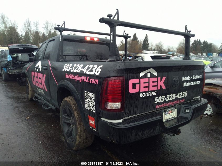 2021 RAM 1500 CLASSIC WARLOCK VIN: 1C6RR6GG3MS594118