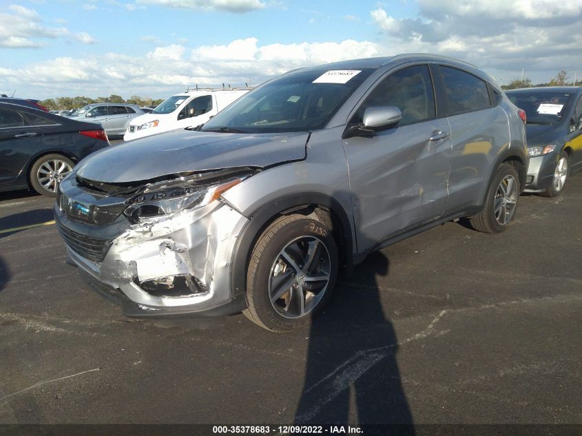 2022 HONDA HR-V EX-L VIN: 3CZRU5H76NM702428