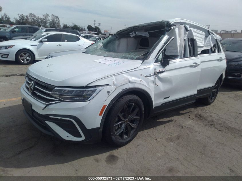 2022 VOLKSWAGEN TIGUAN SE VIN: 3VV3B7AX8NM081377