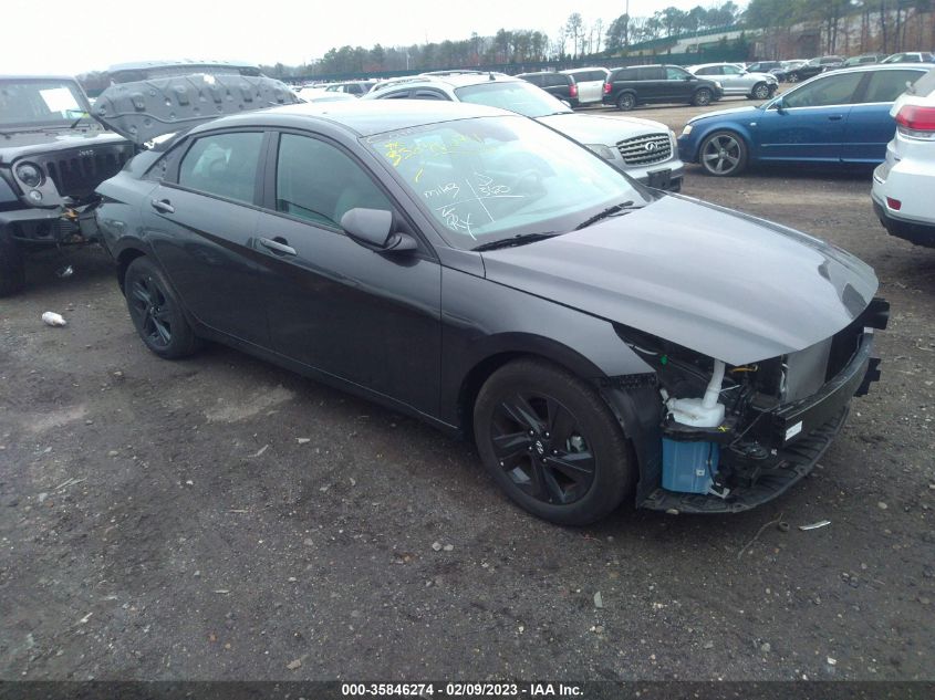 2022 HYUNDAI ELANTRA SEL VIN: 5NPLM4AGXNH075139