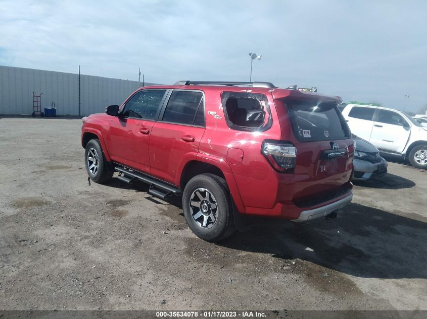 2021 TOYOTA 4RUNNER TRD OFF ROAD PREMIUM VIN: JTERU5JR1M5858040