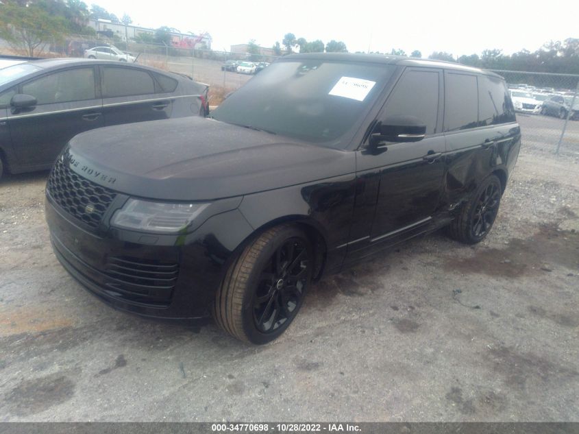 2020 LAND ROVER RANGE ROVER P525 HSE VIN: SALGS2SE1LA571923