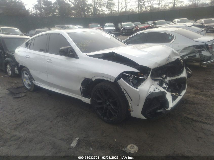 2022 BMW X6 M VIN: 5YMCY0C08N9L36409