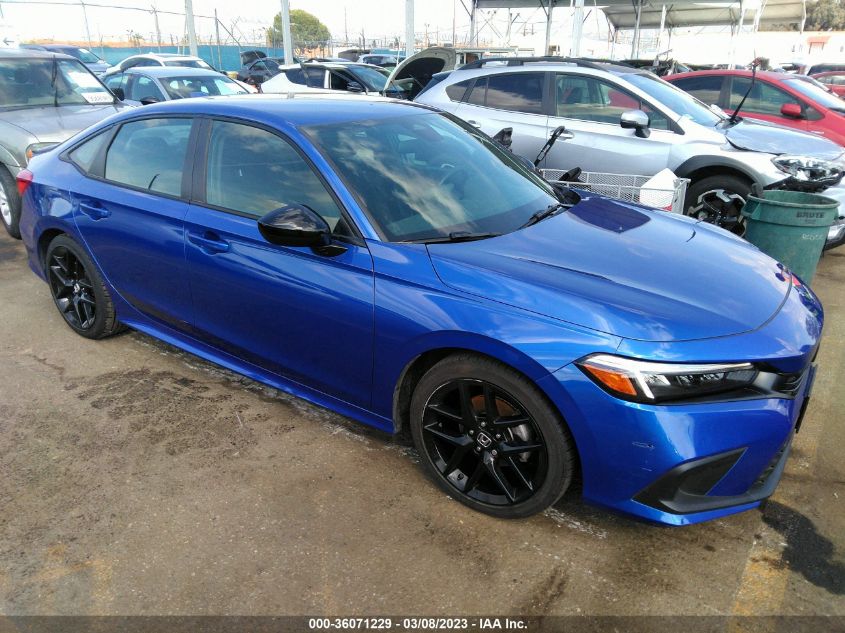 2022 HONDA CIVIC SEDAN SPORT VIN: 2HGFE2F55NH575404