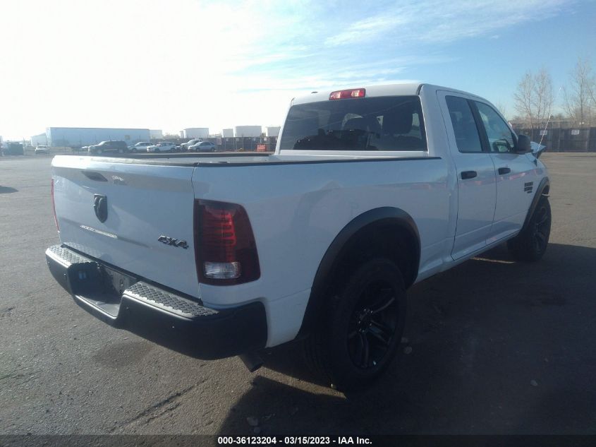 2022 RAM 1500 CLASSIC WARLOCK VIN: 1C6RR7GG9NS237372