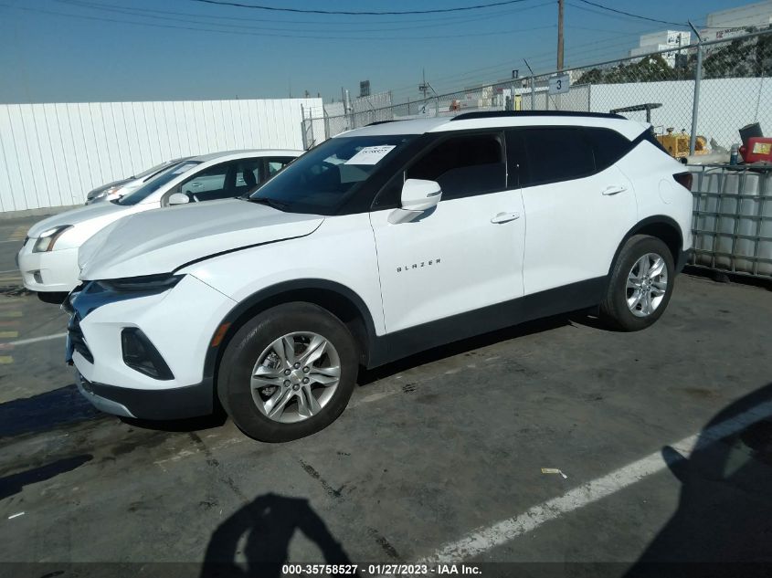 2021 CHEVROLET BLAZER LT VIN: 3GNKBBRAXMS552928