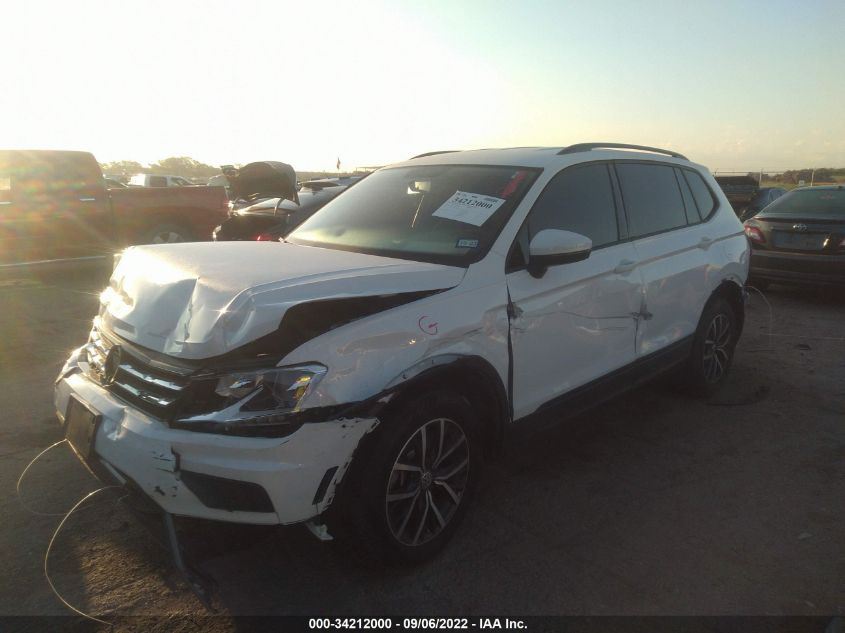 2021 VOLKSWAGEN TIGUAN S VIN: 3VV1B7AX5MM032370