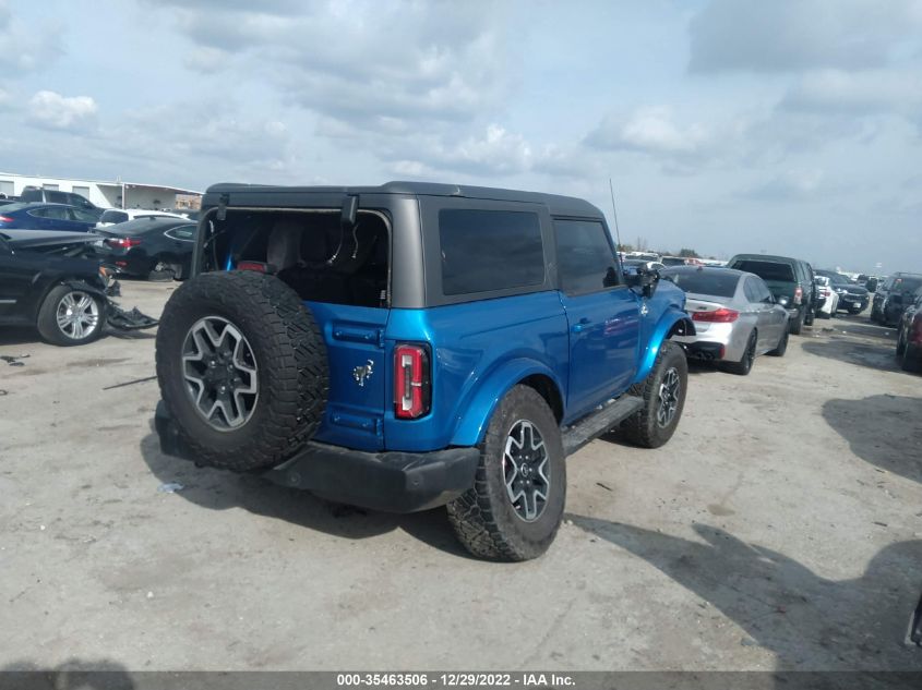 2021 FORD BRONCO BASE/BIG BEND VIN: 1FMDE5CH1MLB08077