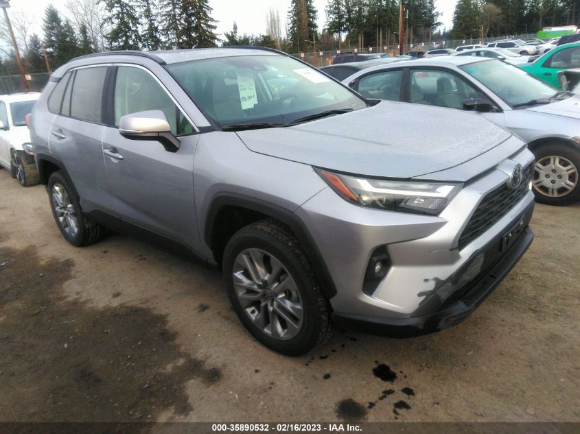 2022 TOYOTA RAV4 XLE PREMIUM VIN: 2T3A1RFV4NC318734