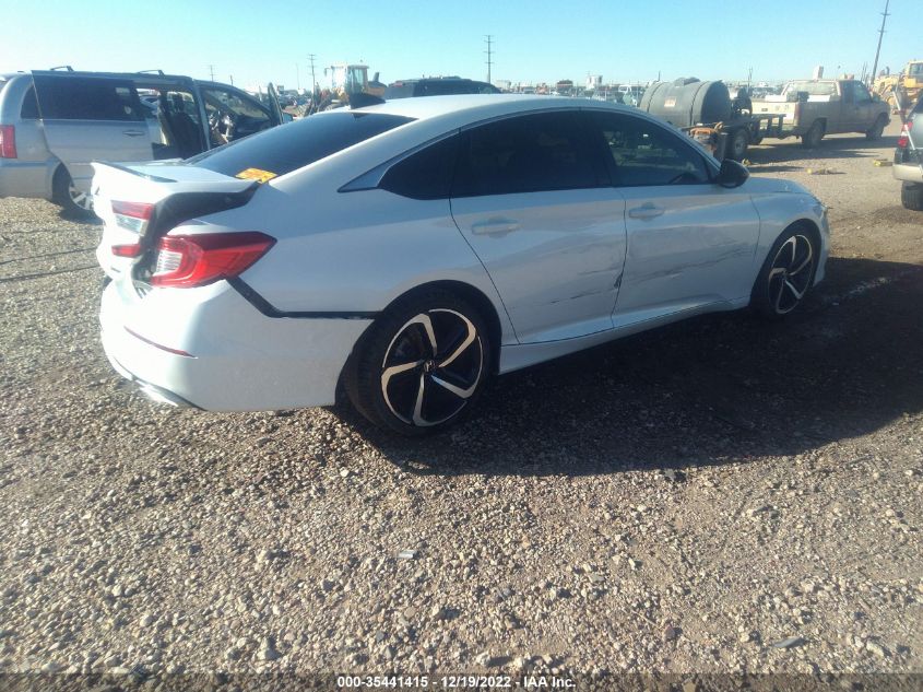 2021 HONDA ACCORD SEDAN SPORT VIN: 1HGCV1F36MA031079