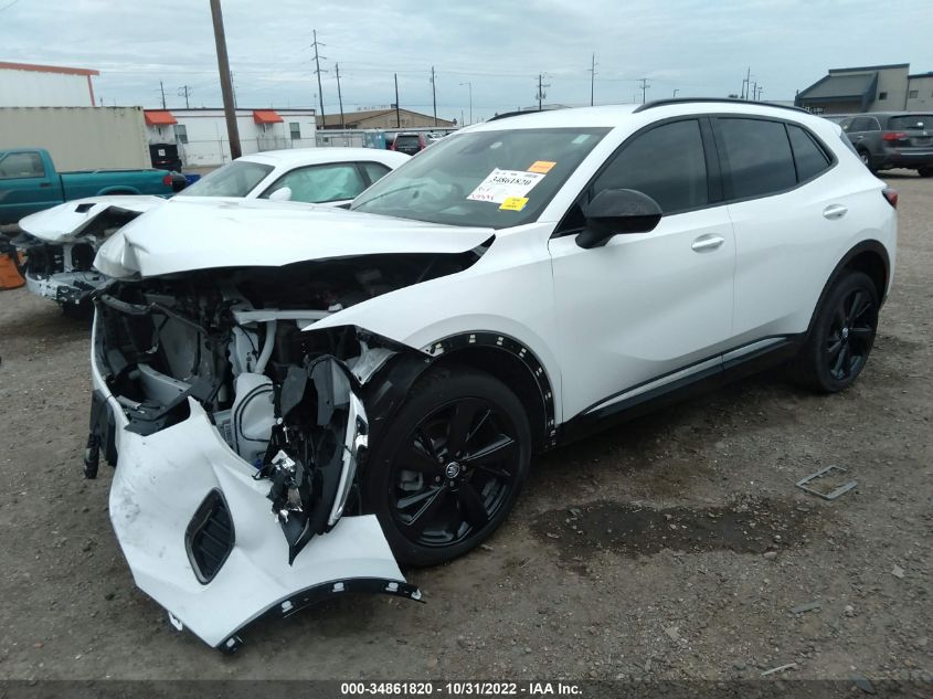 2022 BUICK ENVISION PREFERRED VIN: LRBAZLR4XND021258